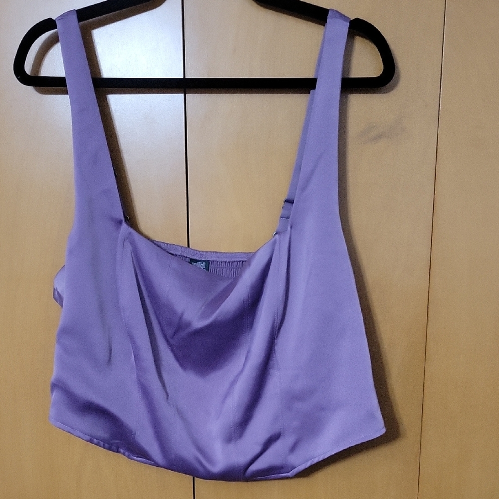 Lavender  Corset  Top
